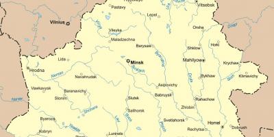 মানচিত্র belorussia